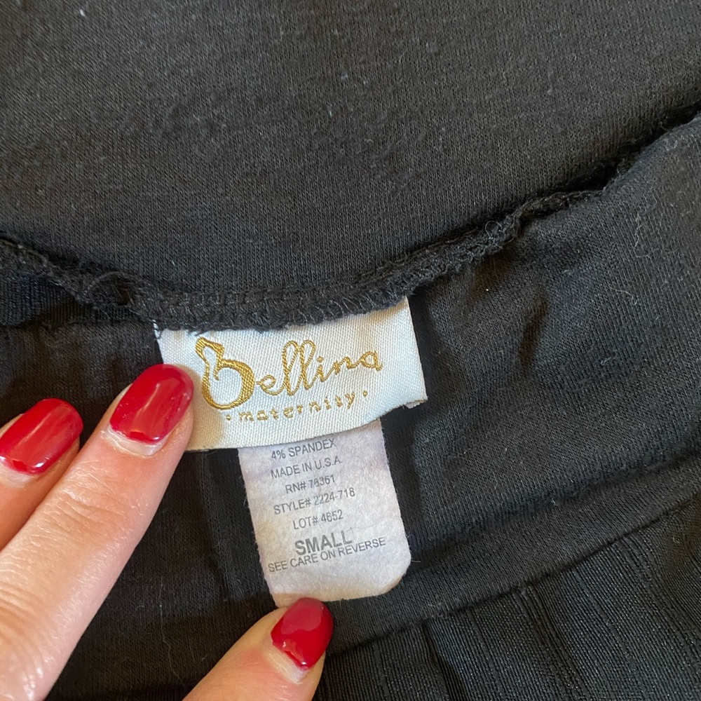 Black maternity slacks - Picture 2 of 4